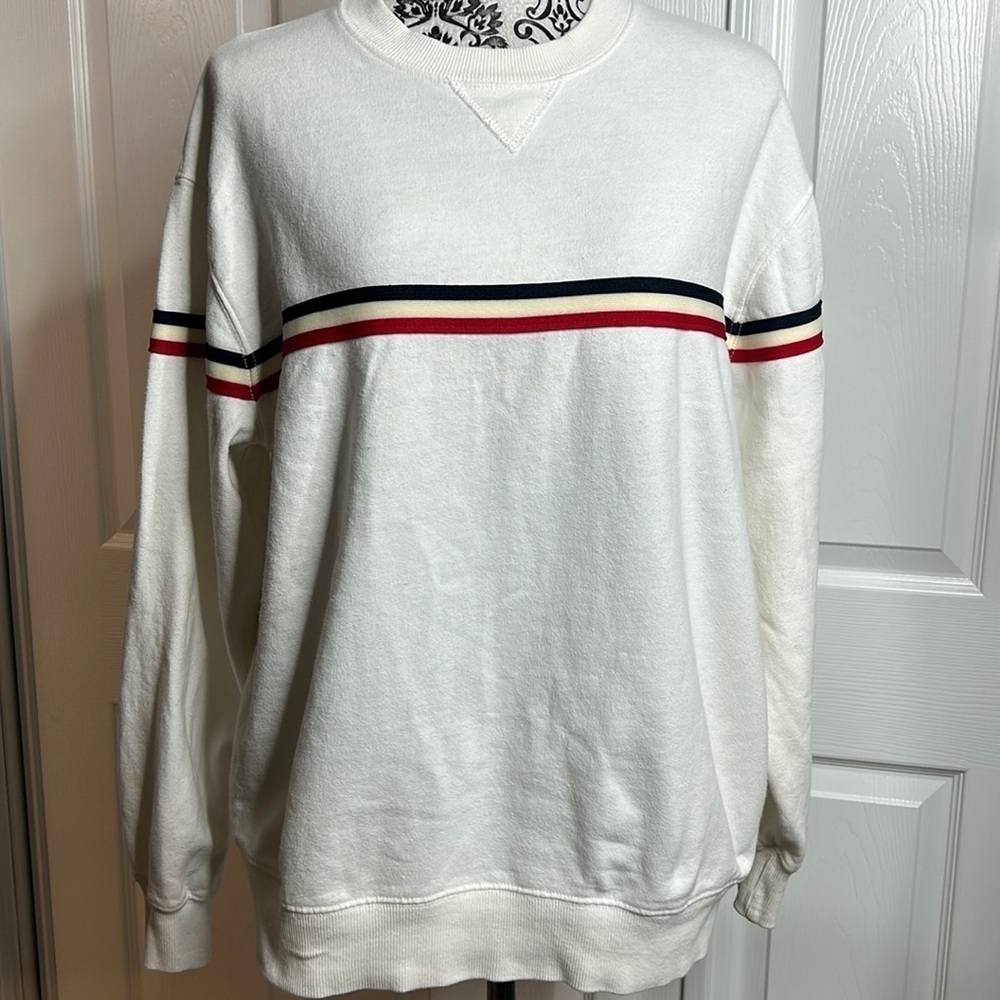 John Galt White Small Stripes One Size Fits Most